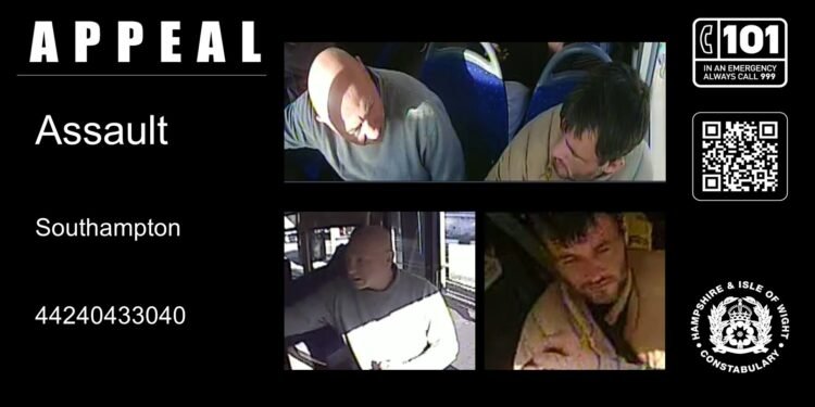 Police Seek Public Assistance Following Assault on Southampton Bus Driver