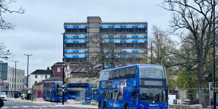 Christmas Market Closes Bus Routes in Southampton