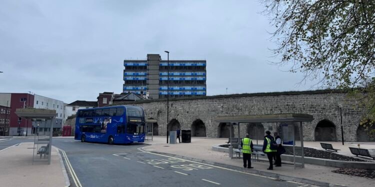 Southampton Council spend £3.9 million on redeveloping city bus centre and garden