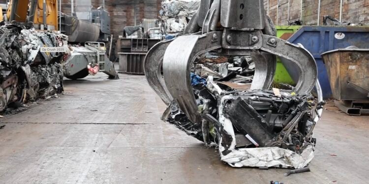 Southampton Police Crush 100 Illegal E-Bike’s and Scooters in Hampshire Crackdown