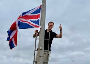Southampton Patriots Launch Fundraiser to Flood City with British Flags