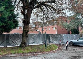 Huge Screens and New Fencing Erected at Highfield House Asylum Hotel To Shut Out Scrutiny Echoing Elon Musks Warning